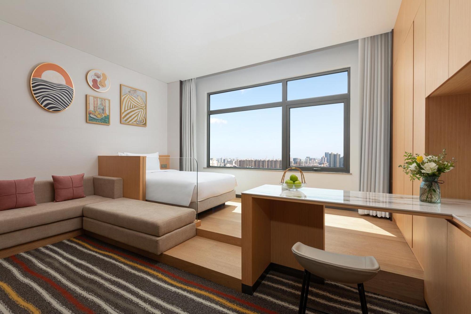 Fraser Place Wujiaochang Shanghai - Adjoin Business Center, Free Minibar Dış mekan fotoğraf